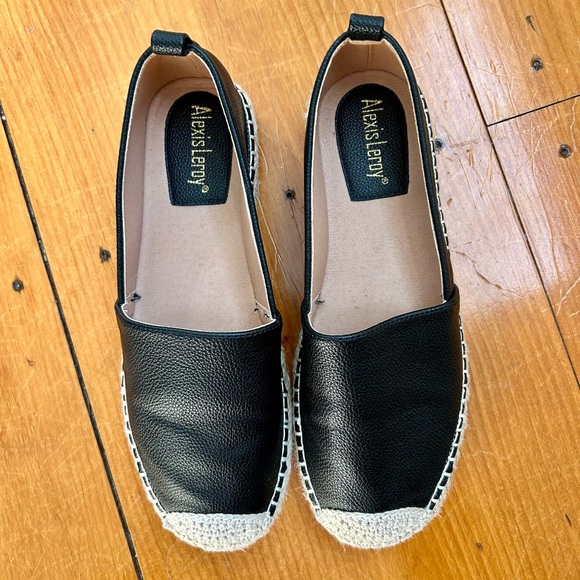 Alexis Leroy black espadrilles. Like new. - Picture 4 of 4